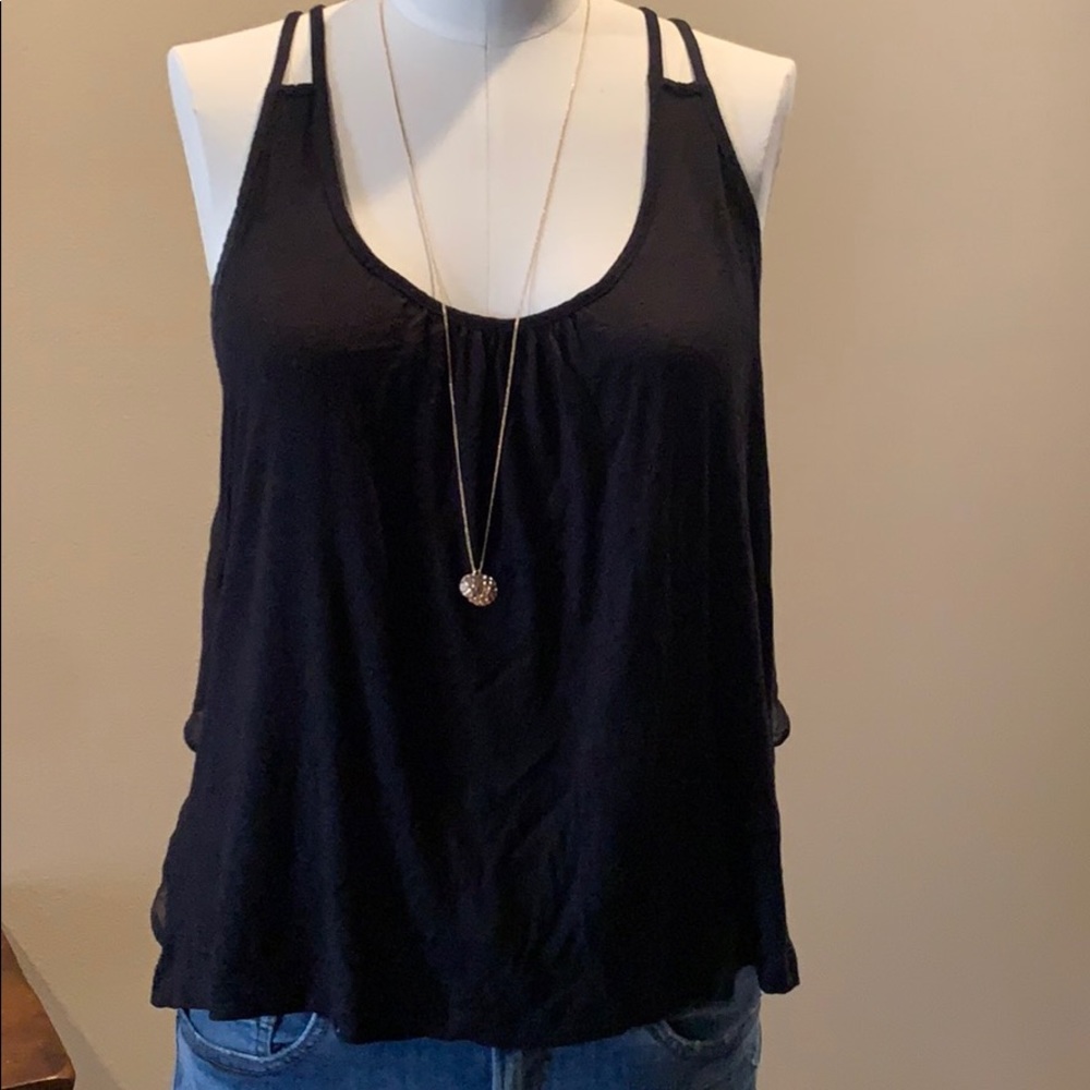 Sexy black tank top